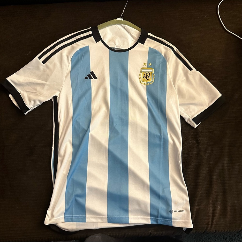 Argentina 2022 Home Jersey Youth Size XL 15-16